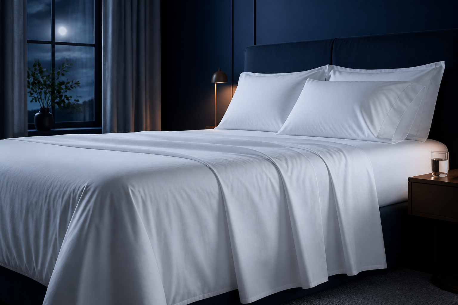 Linen Home cotton percale queen sheet set product-type illustration